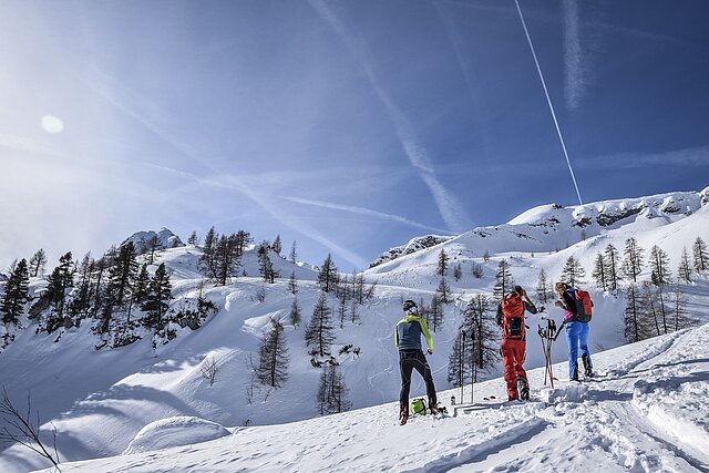 Traum Skitour aufs Liebeseck. Ein Genuss für Outdoorfans