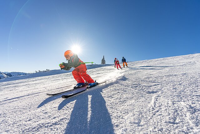 Einfach genial Skifahren und Snowboarden auf den bestens präparierten Pisten in Flachaus Skigebieten