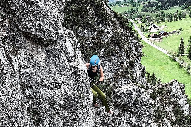 Adrenalinkick pur - Abenteuer Klettersteig.