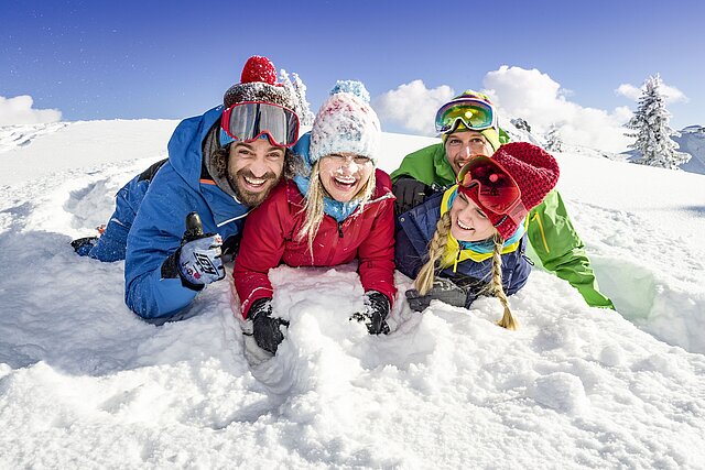 Viel Spaß ist im Winter in Flachau garantiert.